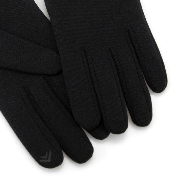 Isotoner® Ladies Thermal Glove With Bow Detail Black Extra Image 3